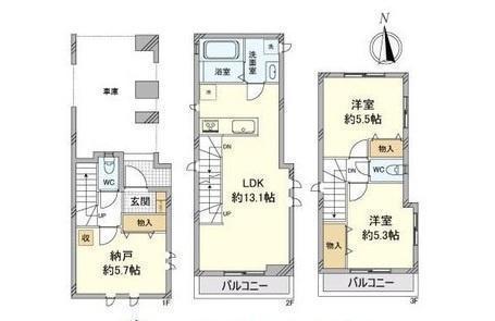 間取図/区画図: