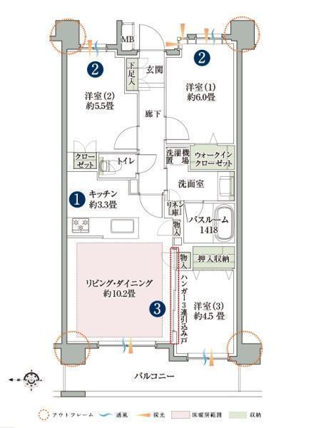 間取図/区画図: