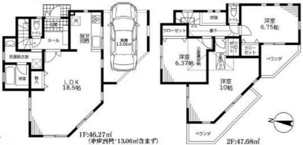 間取図/区画図: