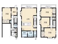 その他:建物プラン例
延床面積１００m2
建物価格/概算金額 約2000万円