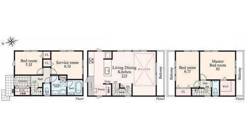 間取図/区画図: