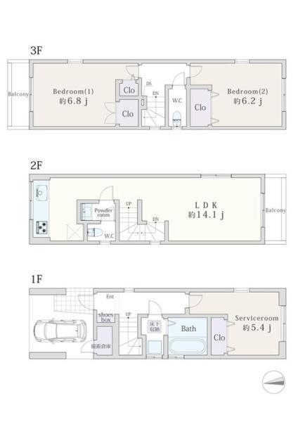 間取図/区画図: