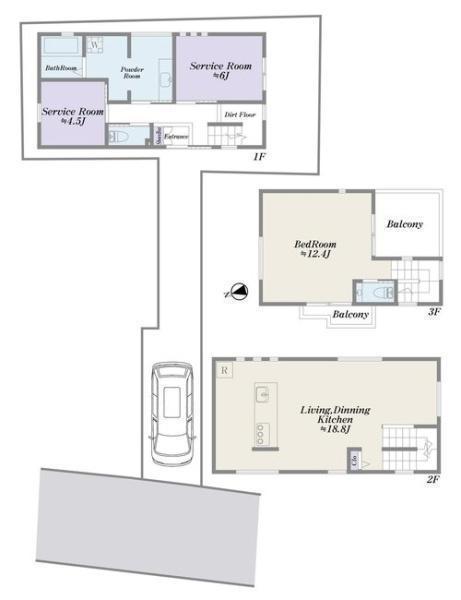 間取図/区画図: