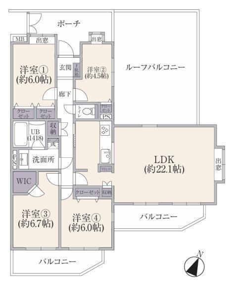 間取図/区画図:
